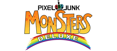 Pixel Junk Monsters Deluxe logo for PSP
